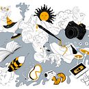 Projet du cours illustration numērique de Marcelo Anache. Un proyecto de Ilustración digital de Patricia DIDIERJEAN - 22.01.2025