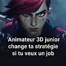 3D animation course ads. Marketing, Marketing digital, Marketing para Facebook, Instagram, Mobile Marketing, Redes sociais, Marketing para Instagram, Growth Marketing, e SEM projeto de Jeremy Trilles DOJO CREATIF - 23.01.2025