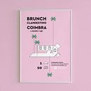 Brunch Clandestino Poster . % Marta Garcia tarafından hazırlanan Grafik Tasarım, Dijital İllüstras, Ve on projesi - 01.23.2025