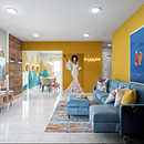 SALSA INTERIOR. Un proyecto de Decoración de interiores, Diseño de interiores, Interiorismo, Teoría del color y Diseño de espacios de erikapazyanez_1 - 23.01.2025