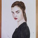 Il mio progetto del corso: Ritratto ad acquerello a partire da una fotografia. Een project van  Portrettekening, Traditionele illustratie y Aquarelschilderen van Marzia Sar - 24.01.2025