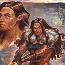 Lady Gülmira. Character Design, Concept Art, Traditional illustration, Painting, Gouache Painting, Acr, lic Painting, and Oil Painting project by Katherine Souza - 01.26.2025