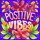 Positive Vibes. Un progetto di Lettering digitale e Lettering di Xenia Sapountzi - 26.01.2025