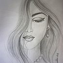 Portrait Sketch. Een project van  Artistieke tekening,  Tekening,  Portrettekening, Sketchbook y  Schetsen van Anindita Dey - 27.01.2025