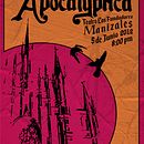 Proyecto - Diseño de Poster para Eventos - Apocalyptica 2012. Creativit, Design, Digital Design, Graphic Design, Poster Design, T, pograph, Vector Illustration, and Lettering project by Luis Miguel Gómez Sanz - 01.28.2025