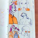Bocetos Random Vol. 1. Criatividade, Desenho, Ilustração tradicional, Sketchbook, e Esboçado projeto de Ezra Benítez Arzaluz - 28.01.2025
