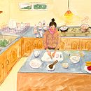 Time to Cook. Un projet de Illustration traditionnelle, Dessin , et Aquarelle de yeoni_heallustration - 29.01.2025