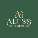 Logotipo para el restaurant Ales´s Bistro. Projekt z dziedziny Projektowanie logot, pów, Projektowanie graficzne, Projektowanie t i pografii użytkownika Lexcot SocialMedia - 30.01.2025