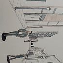 Trip on the city. Un proyecto de Bellas Artes, Bocetado, Dibujo, Dibujo a lápiz, Dibujo anatómico, Dibujo artístico e Ilustración tradicional de Krystian Izydorek - 30.01.2025