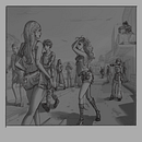 Parahcosmos on summer!. Un proyecto de Bellas Artes, Bocetado, Dibujo, Dibujo a lápiz, Dibujo anatómico, Dibujo artístico e Ilustración tradicional de Mercedes R - 01.02.2025