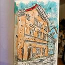 Town . Een project van  Tekening van Marcin Gancarczyk - 02.02.2025