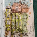 Kamienica w moim mieście . Een project van  Tekening van Marcin Gancarczyk - 02.02.2025