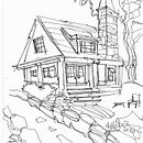 Starting out . Ilustrasi Arsitektur, Menggambar, Ilustrasi Tinta, Buku sketsa, Dan Membuat sketsa proyek oleh akshansh_saini - 02.02.2025