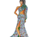 Colección Color Print, estilo Boho Chic. Sketching, Fashion Design, Traditional illustration, and Fashion Illustration	 project by Luis Horacio Loza - 02.05.2025