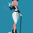 The Magical Lady. Ein Projekt aus dem Bereich Design von Figuren, Digitale Zeichnung, Digitale Illustration, Digitale Malerei und Traditionelle Illustration von Ruben Mejia - 06.02.2025
