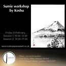 Inperson Sumie workshop. Un proyecto de Ilustración tradicional, Dibujo, Artesanía, Bellas Artes y Pintura de Koshu (Akemi Lucas) - 07.02.2025