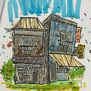 Housesketcher. Projekt z dziedziny  R, sunek architektoniczn,  R, sunek,  R, sunek atramentem, Sketchbook i Sketching użytkownika alphonsjoy - 08.02.2025