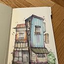 Starting out on my sketching journey . Projekt z dziedziny  R, sunek architektoniczn,  R, sunek,  R, sunek atramentem, Sketchbook i Sketching użytkownika Elmtec - 08.02.2025