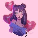 Retrato etilo cartoon. Character Design, Digital Drawing, Digital Illustration, and Digital Painting project by joana_irene - 02.08.2025