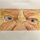 Mirada. Een project van  Beeldende kunst, Schilderij,  Portrettekening y Aquarelschilderen van María Paz - 09.02.2025
