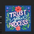 Proyecto Final. Lettering digital, e Lettering projeto de Cher Ucles-Moncada - 10.02.2025