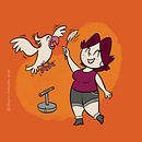 Feathered Friends Pet Sitter. Character Design, Traditional illustration, and Digital Illustration project by Jason Rodgers - 02.10.2025
