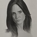 Jennifer. Un progetto di Disegno a matita, Illustrazione tradizionale, Disegno di ritratti, Disegno realistico, Disegno artistico, Bozzetti e Disegno anatomico di mothsandowlstattoos - 10.02.2025