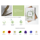 Convite ecológico. Een project van  Art direction,  Ontwerp, Productontwerp, Grafisch ontwerp, Marketing y Packaging van Filipa Martins - 12.02.2025