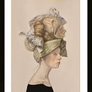 Donna con turbante Ein Projekt aus dem Bereich Porträtzeichnung, Traditionelle Illustration und Aquarellmalerei von gianna Filetti - 15.02.2025