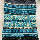 Stranded colorwork cowl. Design de acessórios, Design de moda, Tecido, Tricô, e Design têxtil projeto de Jennifer Veilleux - 15.02.2025