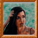 Retrato digital con efecto oleo. Digital Illustration, Digital Painting, and Traditional illustration project by Mariana Laura - 02.17.2025