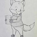 Fox. Un projet de Conception de personnages, Illustration jeunesse, Dessin, Dessin au cra , et on de meganmakesartvt - 17.02.2025