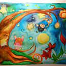Niños felices Ein Projekt aus dem Bereich Traditionelle Illustration von Diana Carolina Sierra Cárdenas - 18.02.2025