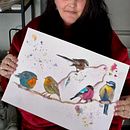 Business in the morning. Watercolor Painting project by Ramona Cameron - 02.19.2025