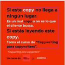 Copywriting para copywriters, un curso para promocionar el curso. Un progetto di Pubblicità, Comunicazione, Cop, writing, Stor e telling di Miguel Alejandro Mendoza Rangel - 19.02.2025