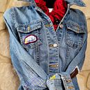 Embroidery: Clothing Repair - The Jacket . % Agnieszka Tobijańska tarafından hazırlanan Nakış, Dikiş, Kendin Yap, Geri dönüşüm, Ve Tekstil Tasarımı projesi - 02.21.2025