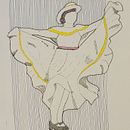Dancing . Menggambar, Ilustrasi tradisional, Ilustrasi Tinta, Buku sketsa, Dan Membuat sketsa proyek oleh Pilar Osorio - 02.22.2025