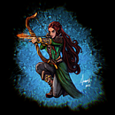 Elfa Cazadora. Un projet de Illustration numérique de Florencia Perez - 22.02.2025