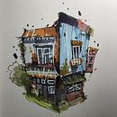 My first sketch . % rachtikon_faii tarafından hazırlanan Mimari İllüstras, on, Çizim, Mürekkep İllüstras, onu, Eskiz defteri, Ve Eskiz çizimi projesi - 02.24.2025