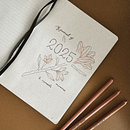Bullet journal botanical illustration. Un projet de Illustration botanique, Dessin, Lettering manuel, Lettering, Gestion et productivité , et Peinture de nadasanna - 24.02.2025