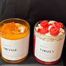 Orange Hi-C & A Dozen Roses. DIY, Interior Design, and Product Design project by thewaxstudiollc - 02.27.2025