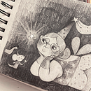 Vovó fada madrinha. Un proyecto de Ilustración tradicional, Dibujo, Diseño de personajes, Creatividad, Stor, telling, Narrativa, Sketchbook, Dirección de arte, Dibujo a lápiz, Ilustración infantil y Bocetado de Brenda Bossato - 01.03.2025