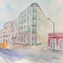 Padaria Patriarcal- Lisboa. Drawing, Watercolor Painting, Architectural Illustration, Sketchbook, Ink Illustration, and Sketching project by SIMONE VIEGAS - 03.02.2025