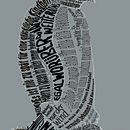 Typigraphic design Penguin. Un progetto di Illustrazione digitale e Design di Jungkunz Thomas - 03.03.2025