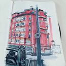 Palazzo in centro. Un proyecto de Sketchbook, Ilustración tradicional, Dibujo, Bocetado, Arquitectura e Ilustración arquitectónica de disegnopalazzi - 05.03.2025