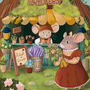 MOUSTACHES FLORALES. Un projet de Illustration numérique, Illustration jeunesse , et Dessin numérique de inkedveg - 08.03.2025