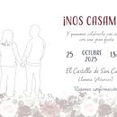 Papelería Paula y Jonatan . Br, ing și identitate, Design grafic, Evenimente și Design de papetărie de Patri Peláez - 03.09.2025