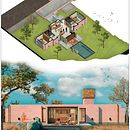VISUALIZACIÓN ARQUITECTÓNICA. Architecture, Architectural Illustration, Digital Architecture, Digital Illustration, L, and scape Architecture project by Estefany Arreola Sánchez - 03.11.2025