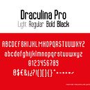 Draculina Pro - the font. Tipografia, Design gráfico, Design, Desenho tipográfico, Lettering, e Design de logotipo projeto de Cristian Catona - 11.03.2025