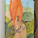 The Three Billy Goats Gruff. Un projet de Conception de personnages, Illustration jeunesse, Peinture gouache, Dessin au cra, on, Album illustré , et Carnet de croquis de Kara Lin - 12.03.2025